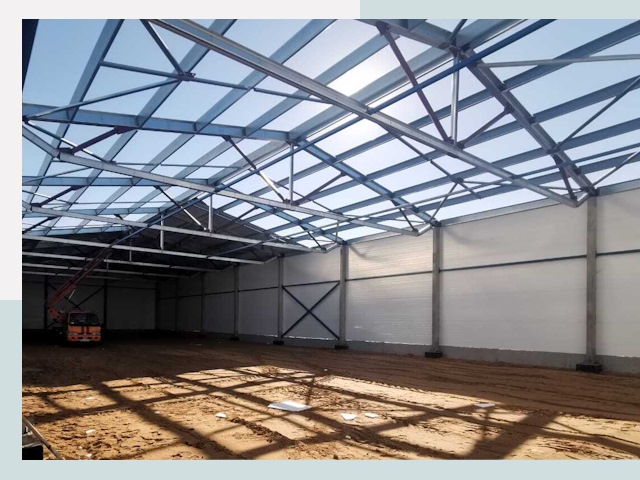 Строительство сенохранилищ в Елабуге