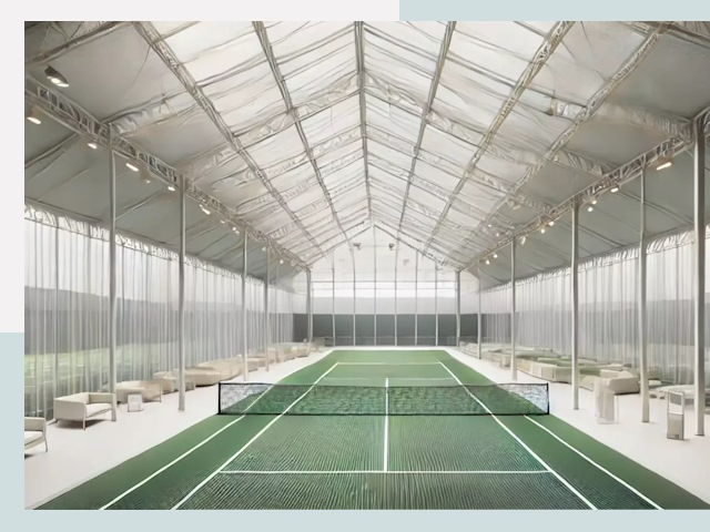 Строительство теннисных кортов в Елабуге