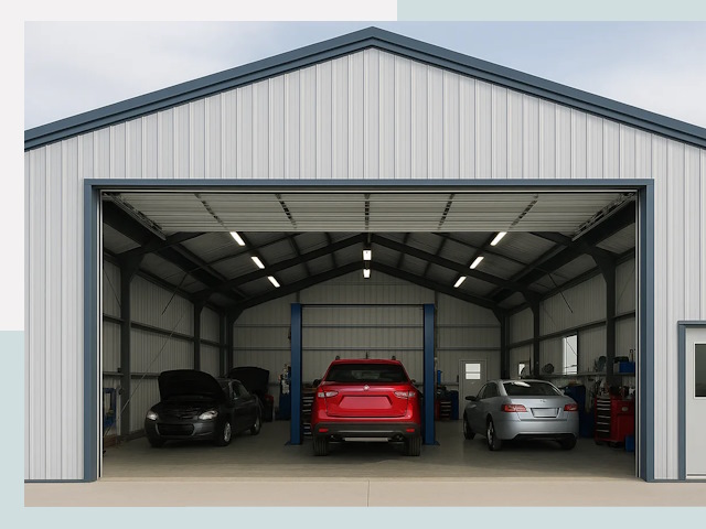 Ангары из сэндвич панелей от 608 руб. в Елабуга