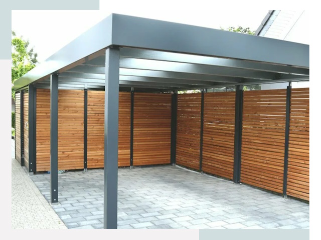 Навесы для парковки в Елабуге