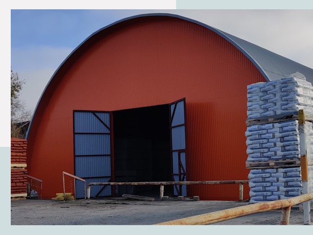 Полукруглые ангары по цене от 608 руб. в Елабуга