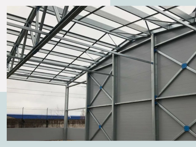 Каркасные ангары от СтальСтрой-Лбг по цене от 608 руб.