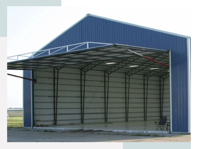 Прямо стенные ангары в Елабуге