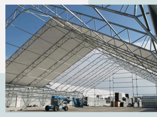 Каркасно-тентовые сооружения от СтальСтрой-Лбг по цене 608 руб.
