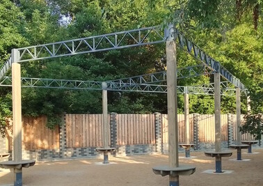 Терраса из металлоконструкций под ключ, проектирование, изготовление и монтаж от СтальСтрой-Лбг